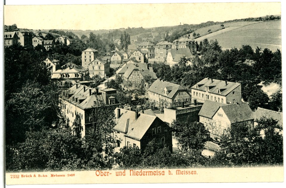 07332-Meißen-1906-Ober - und Niedermeisa Nr. 21 - 27-Brück & Sohn Kunstverlag
