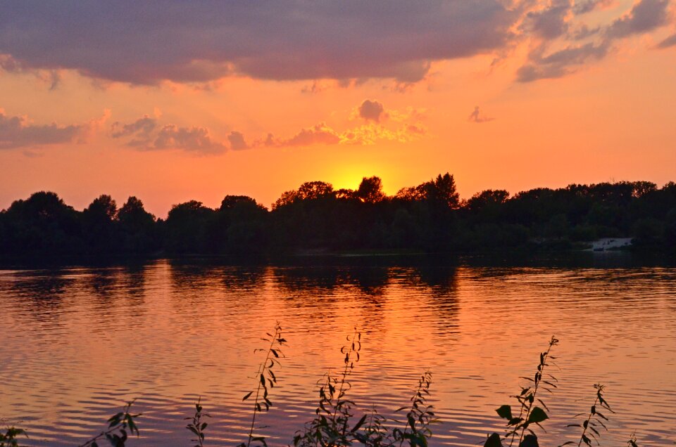 Silence nature evening