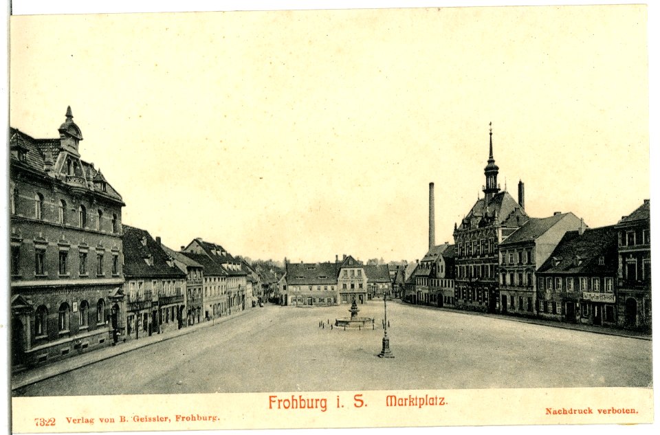 07322-Frohburg-1906-Marktplatz-Brück & Sohn Kunstverlag