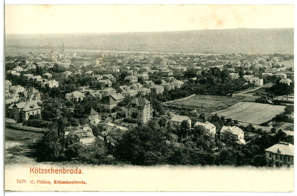 07470-Kötzschenbroda-1906-Ortsüberblick-Brück & Sohn Kunstverlag