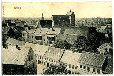 07328-Borna-1906-Blick über Borna-Brück & Sohn Kunstverlag