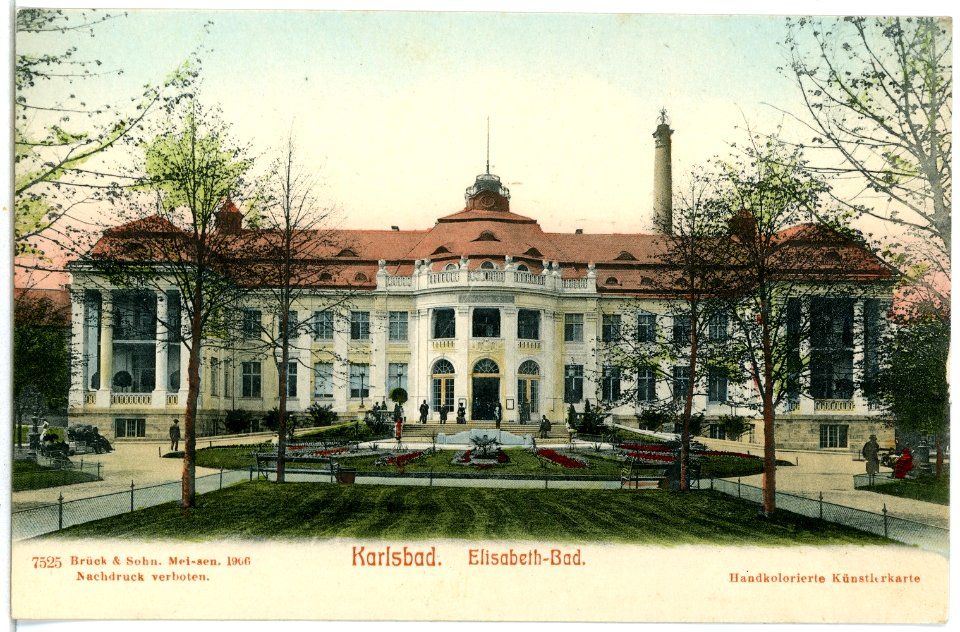 07525-Karlsbad-1906-Elisabeth-Bad-Brück & Sohn Kunstverlag