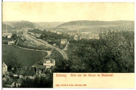 07235-Leisnig-1906-Blick von der Bastei-Brück & Sohn Kunstverlag