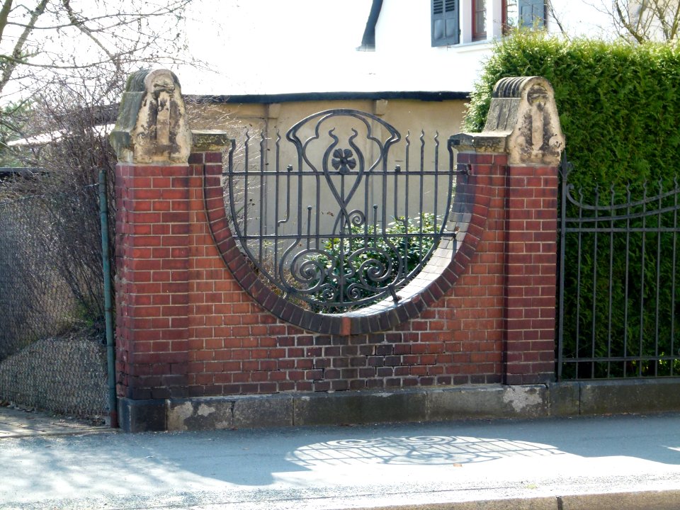 Einfriedung Straßberger Straße 103 Plauen 1
