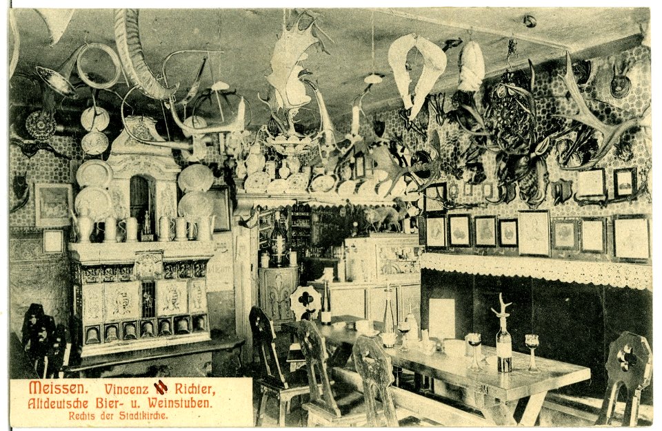 07362-Meißen-1906-Vincenz Richter - Innenansicht-Brück & Sohn Kunstverlag