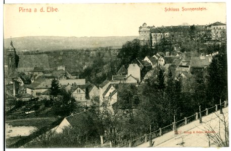 07877-Pirna-1906-Schloß Sonnenstein-Brück & Sohn Kunstverlag
