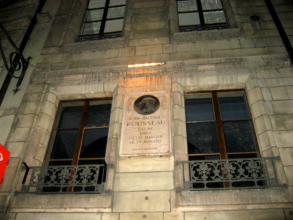 Geburtshaus von Jean-Jacques Rousseau in Genf