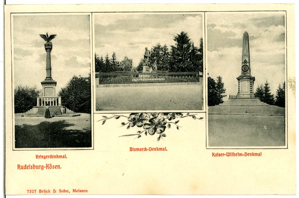 07327-Rudelsburg-1906-Denkmale in Kösen-Brück & Sohn Kunstverlag