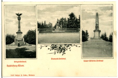 07327-Rudelsburg-1906-Denkmale in Kösen-Brück & Sohn Kunstverlag