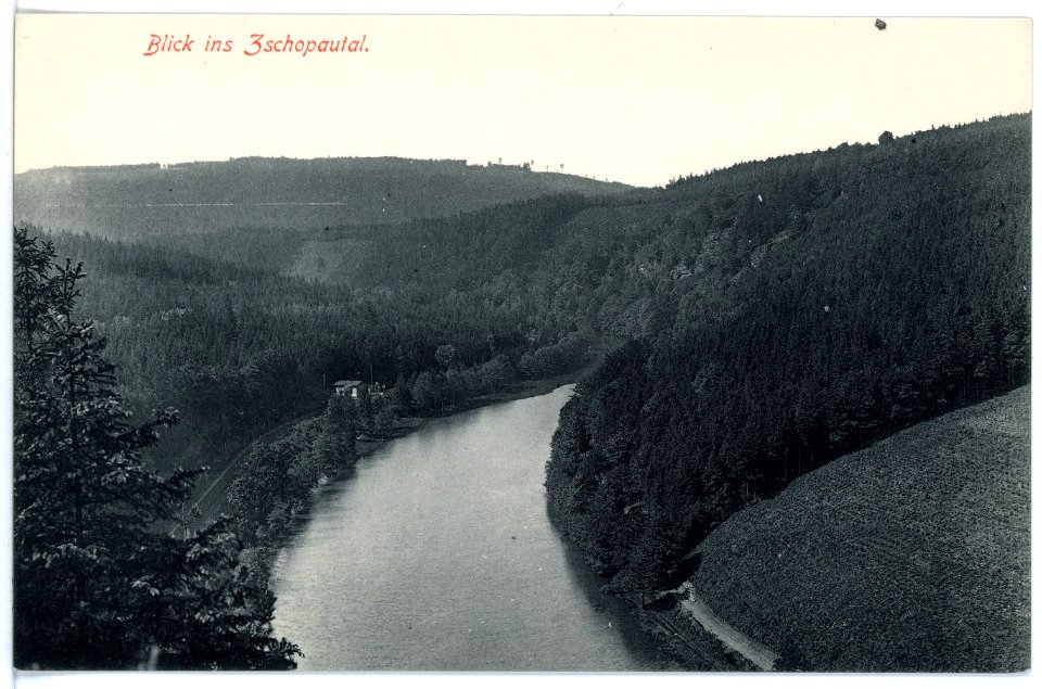 15943-Zschopautal-1913-Blick ins Zschopautal-Brück & Sohn Kunstverlag