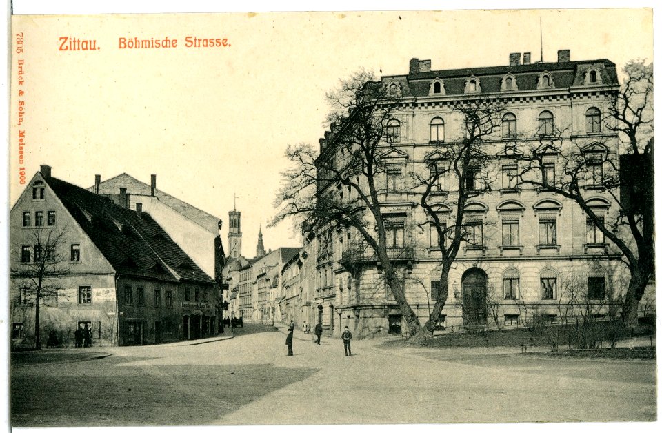 07305-Zittau-1906-Böhmische Straße-Brück & Sohn Kunstverlag