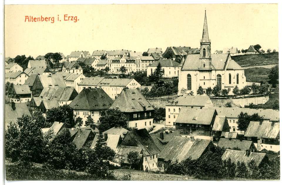 07339-Altenberg-1906-Stadtübersicht-Brück & Sohn Kunstverlag