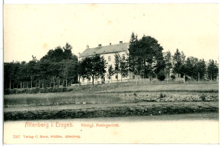 07387-Altenberg-1906-Königliches Amtsgericht-Brück & Sohn Kunstverlag