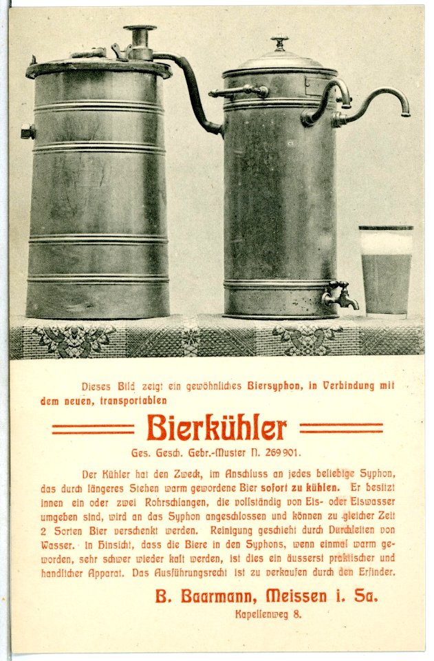 07174-Meißen-1906-Baarmanns Bierkühler-Brück & Sohn Kunstverlag