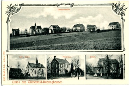 07326-Grunewald-1906-Ortsansichten von Grunewald - Dabringhausen-Brück & Sohn Kunstverlag