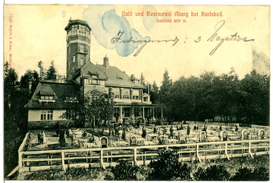 07520-Karlsbad-1906-Cafe und Restaurant Aberg-Brück & Sohn Kunstverlag