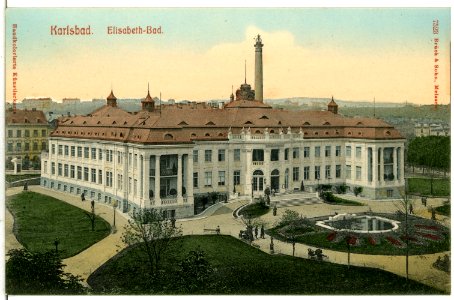 07523-Karlsbad-1906-Elisabeth-Bad-Brück & Sohn Kunstverlag