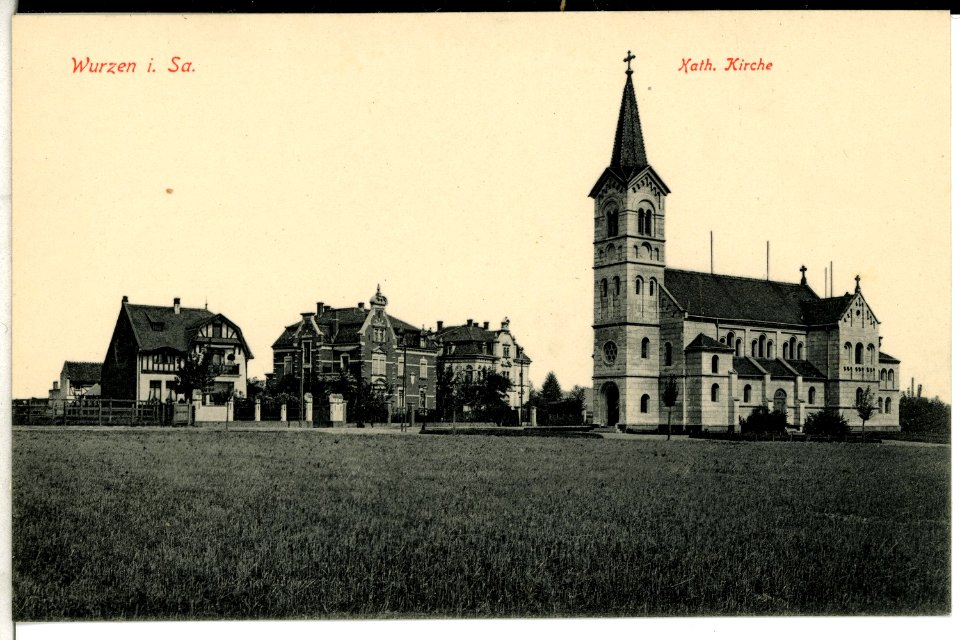 07998-Wurzen-1906-Katholische Kirche-Brück & Sohn Kunstverlag