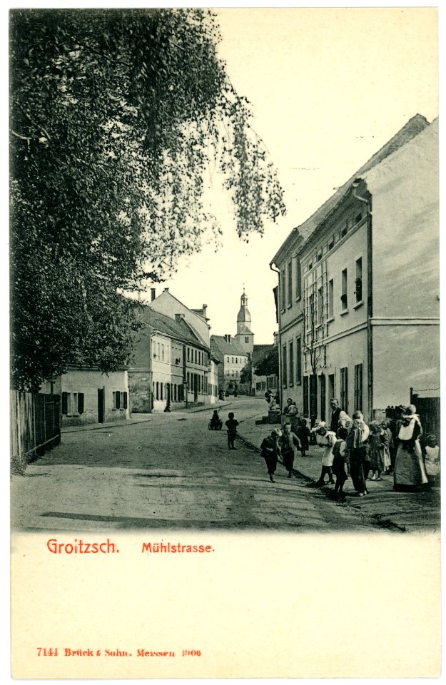 07144-Groitzsch-1906-Mühlstraße-Brück & Sohn Kunstverlag