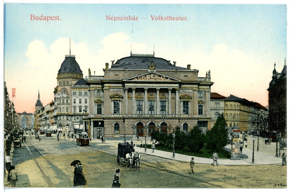 08052-Budapest-1906-Volkstheater-Brück & Sohn Kunstverlag