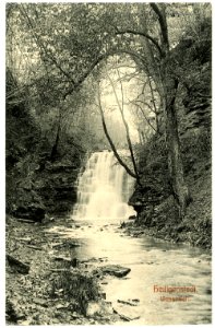 07169-Heiligenstadt-1906-Wasserfall-Brück & Sohn Kunstverlag