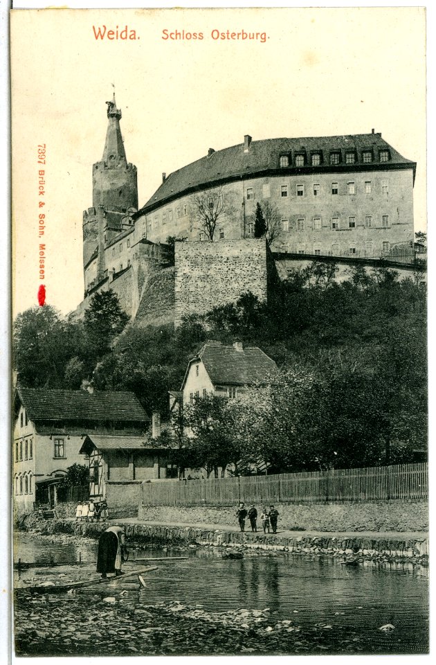 07397-Weida-1906-Schloß Osterburg-Brück & Sohn Kunstverlag