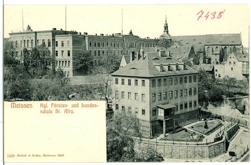07438-Meißen-1906-Königliche Fürsten- und Landesschule St. Afra-Brück & Sohn Kunstverlag