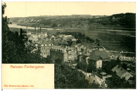 07264-Meißen-1906-Fischergasse-Brück & Sohn Kunstverlag