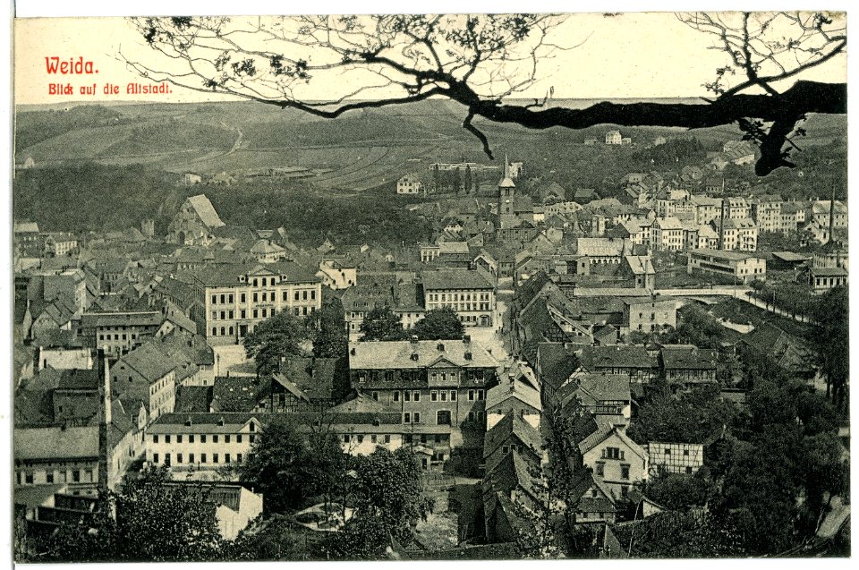 07399-Weida-1906-Altstadt-Brück & Sohn Kunstverlag