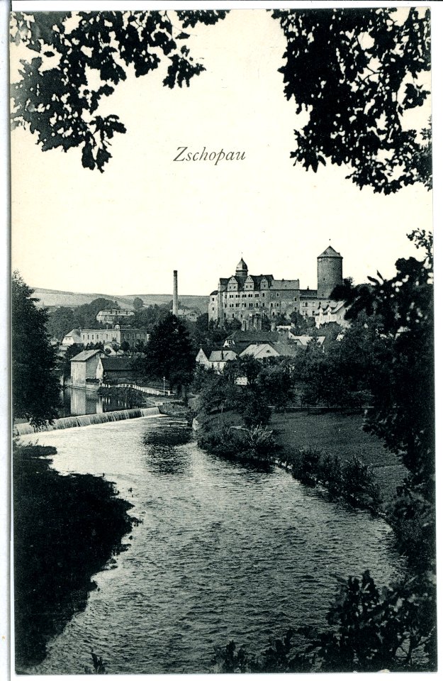 07371-Zschopau-1906-Blick vom Genselschen Park auf die Stadt-Brück & Sohn Kunstverlag
