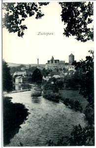 07371-Zschopau-1906-Blick vom Genselschen Park auf die Stadt-Brück & Sohn Kunstverlag