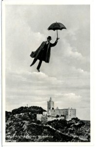 07160-Rudelsburg-1906-Blick auf die Rudelsburg - Fliegender Mann-Brück & Sohn Kunstverlag