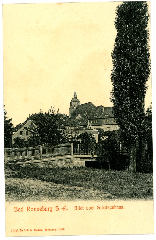 07666-Ronneburg-1906-Blick vom Schützenhaus-Brück & Sohn Kunstverlag