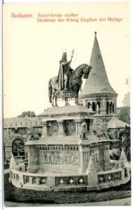 07363-Budapest-1906-Denkmal des Königs Stephan-Brück & Sohn Kunstverlag