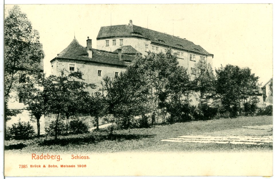 07385-Radeberg-1906-Schloß-Brück & Sohn Kunstverlag