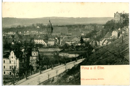 07876-Pirna-1906-Blick auf Pirna-Brück & Sohn Kunstverlag