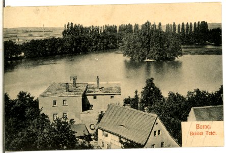 07336-Borna-1906-Breiter Teich-Brück & Sohn Kunstverlag
