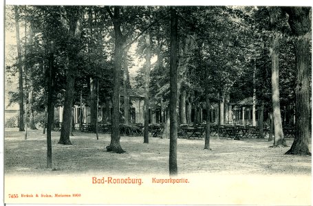 07455-Ronneburg-1906-Kurpark-Brück & Sohn Kunstverlag