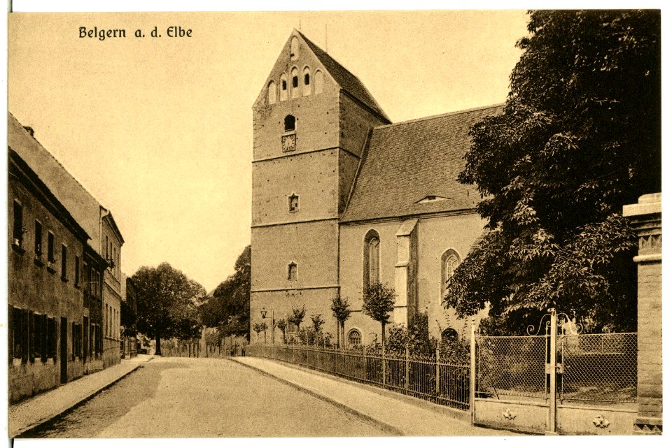 07753-Belgern-1906-Kirche-Brück & Sohn Kunstverlag