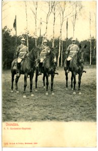 07205-Dresden-1906-Königlich Sächsisches Gardereiter-Regiment-Brück & Sohn Kunstverlag