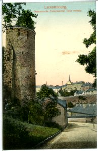 06568-Luxemburg-1905-Descente de Fetschenhof, Tour romain-Brück & Sohn Kunstverlag