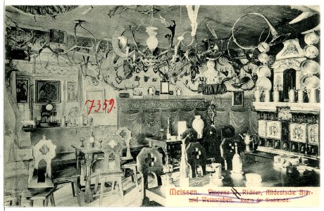 07359-Meißen-1906-Vincenz Richter - Innenansicht-Brück & Sohn Kunstverlag
