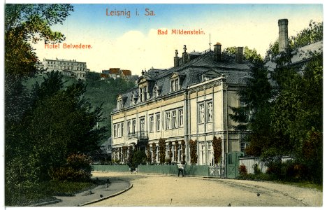 06514-Leisnig-1905-Bad Mildenstein mit Hotel Belvedere-Brück & Sohn Kunstverlag