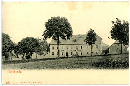 06578-Mittelsaida-1905-Gasthof zur goldenen Sonne-Brück & Sohn Kunstverlag