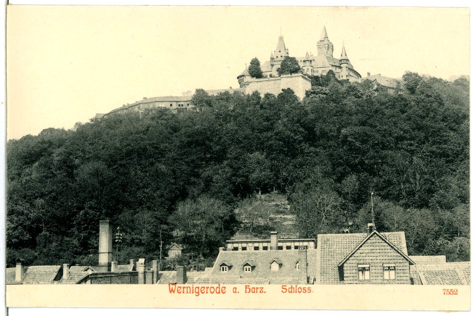 07552-Wernigerode-1906-Schloß-Brück & Sohn Kunstverlag