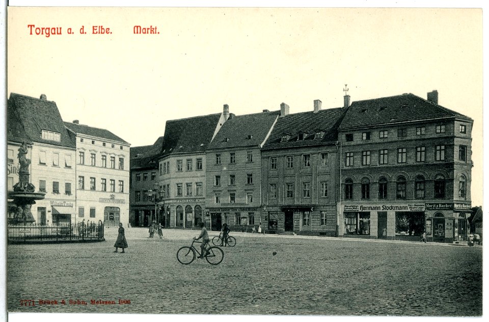07771-Torgau-1906-Markt-Brück & Sohn Kunstverlag