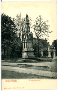 06645-Aschersleben-1905-Kriegerdenkmal-Brück & Sohn Kunstverlag