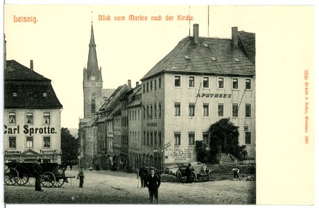 06530-Leisnig-1905-Markt und Kirche-Brück & Sohn Kunstverlag
