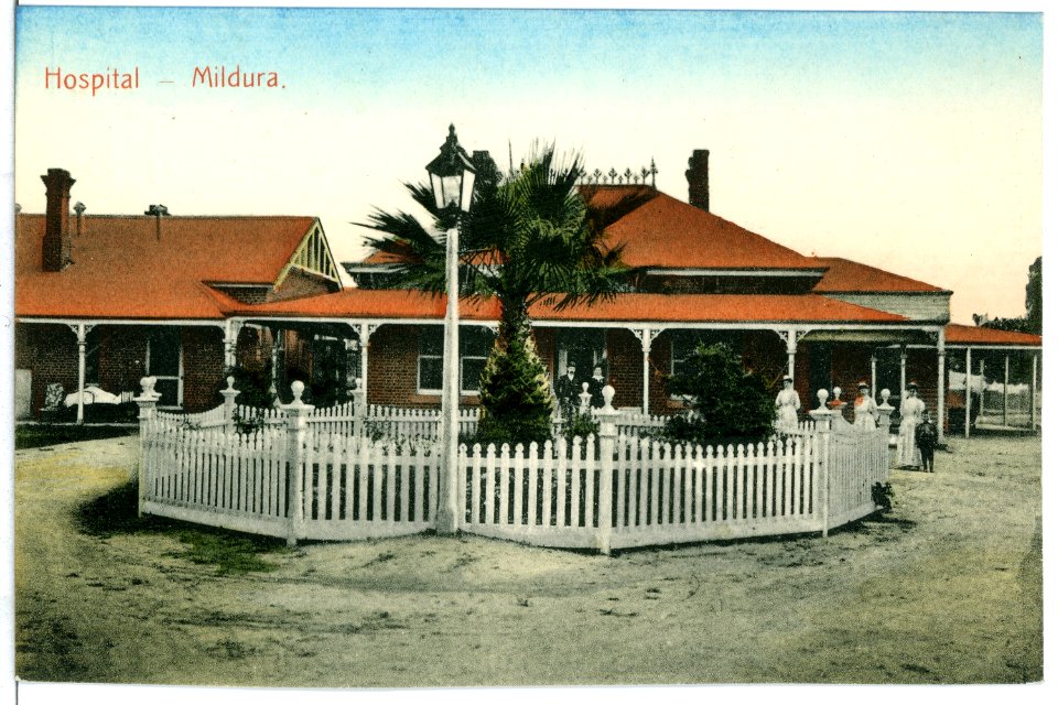08010-Mildura-1906-Hospital Mildura-Brück & Sohn Kunstverlag