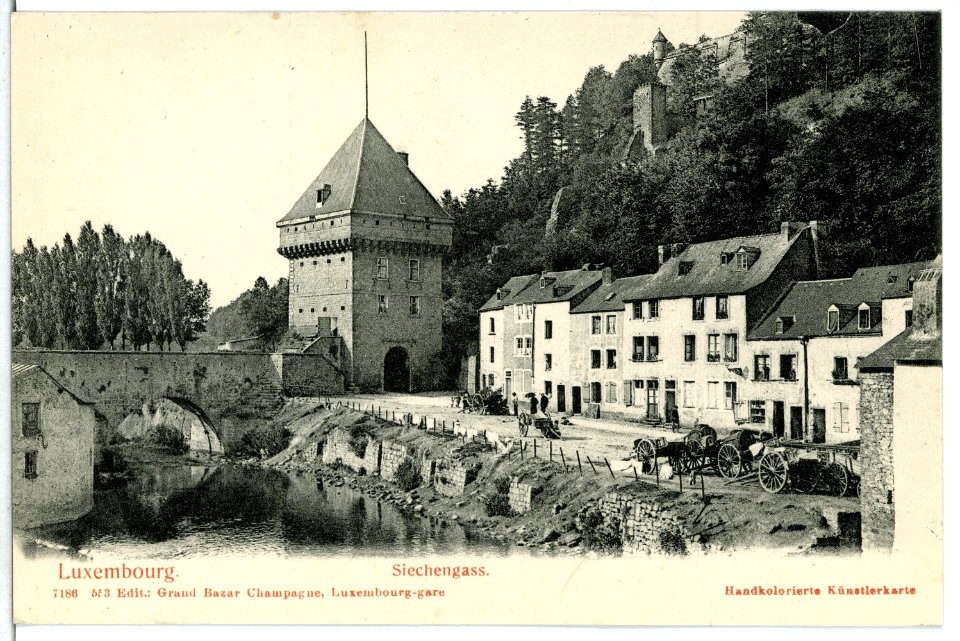 07186-Luxemburg-1906-Siechengass-Brück & Sohn Kunstverlag